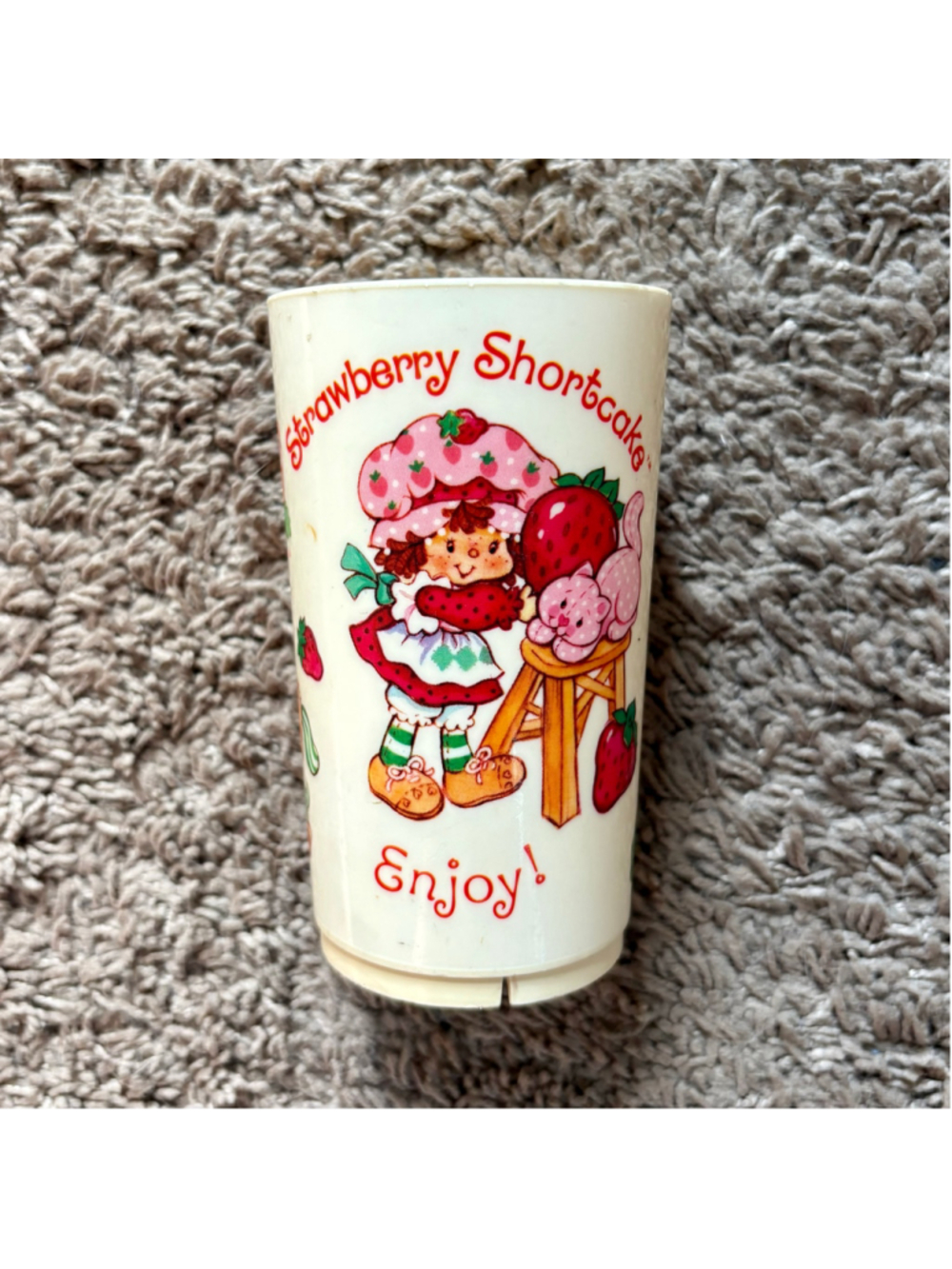 Vintage 80s Strawberry Shortcake cup